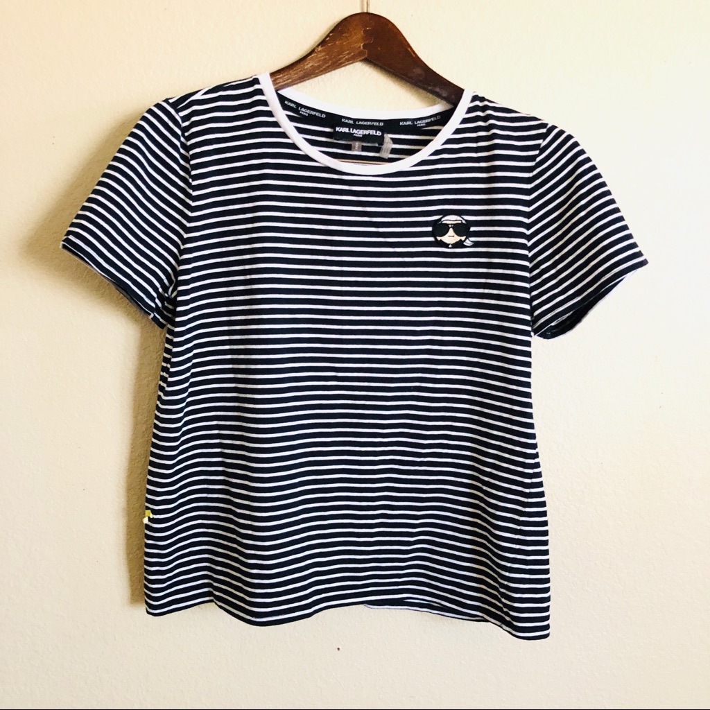 Karl Largerfeld || Casual Short Sleeve Shirt Top